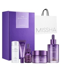 MISSHA Time Revolution Night Repair 5X 6-Piece Set Gift Bag K Beauty