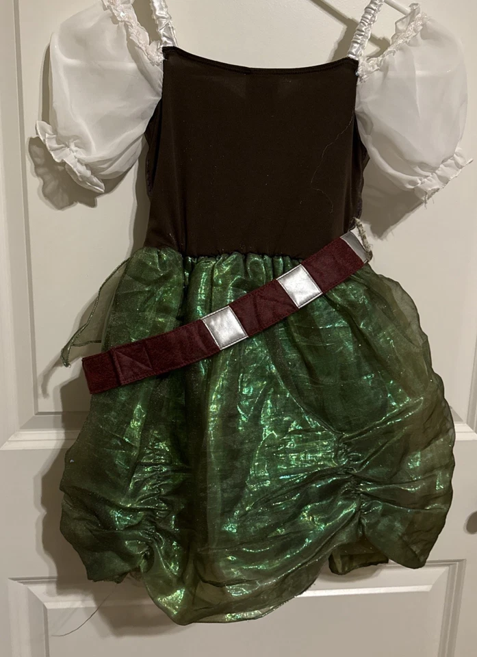 DISNEY STORE ZARINA Pirate Fairy Dress Costume Halloween Missing Belt Size 5/6 - Image 2 of 3