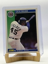 1992 Score - Cecil Fielder #50 Detroit Tigers