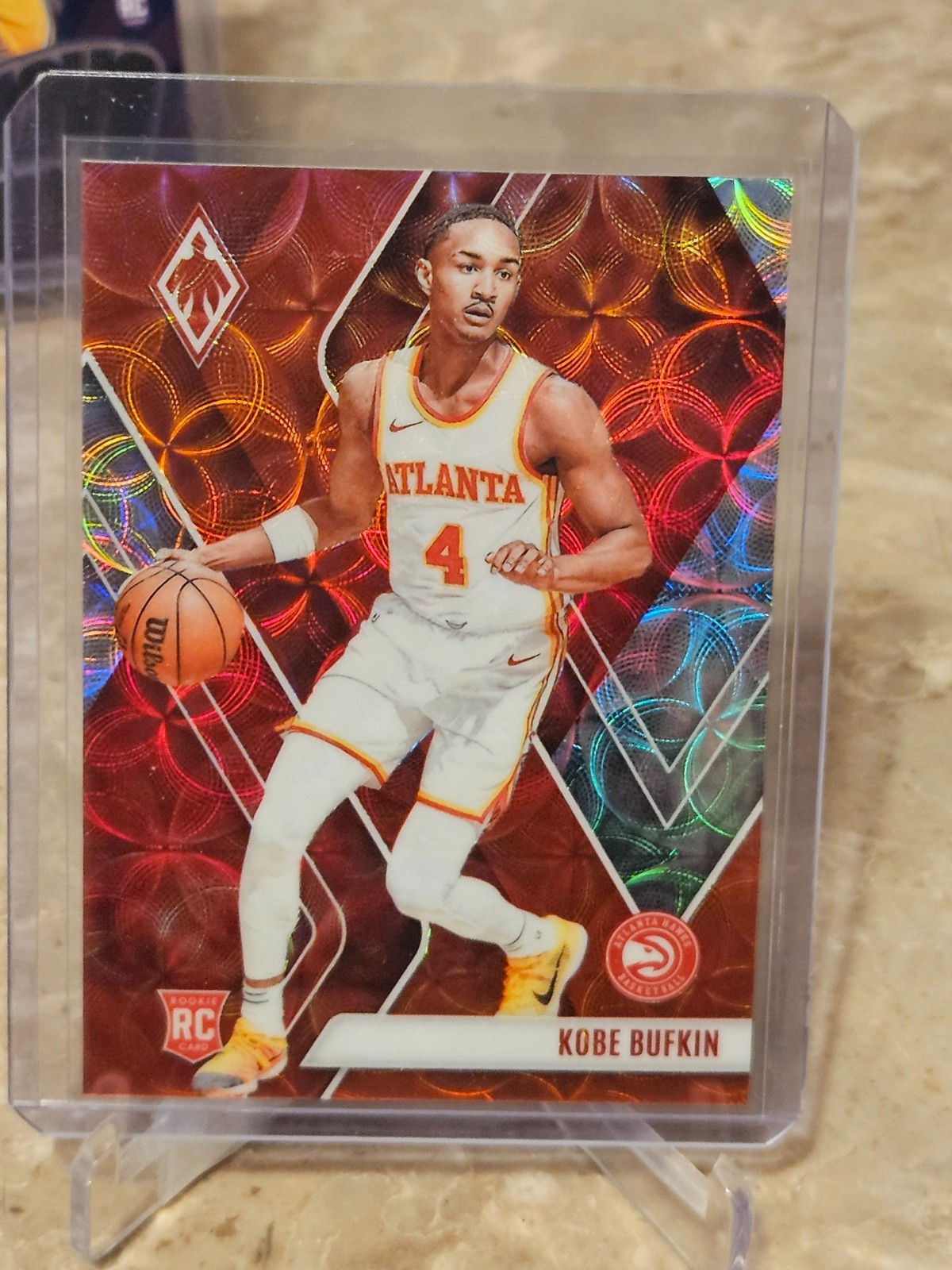 2023-24 Panini Phoenix Rookies International Red /75 Kobe Bufkin #284 RC