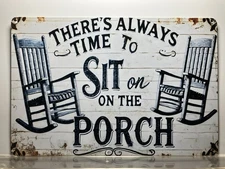 VINTAGE STYLE REPRODUCTION- TIN METAL SIGN- MAN CAVE- PORCH SIGN-