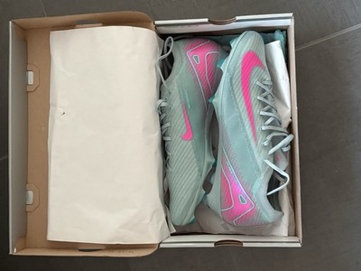 Nike Zoom Vapor 15 Elite FG Fußballschuhe, Größe 45.5, Herren Türkis Pink Neu