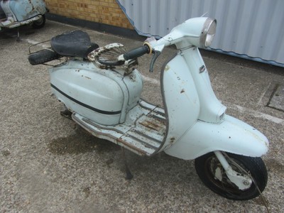 1962 Lambretta Li 125  - £8275 ≈ $10645 ≈ €9046 ≈ ₿1.00 Btc.