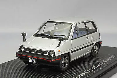 Ebbro 1:43 Honda City 1981 Silver from Japan