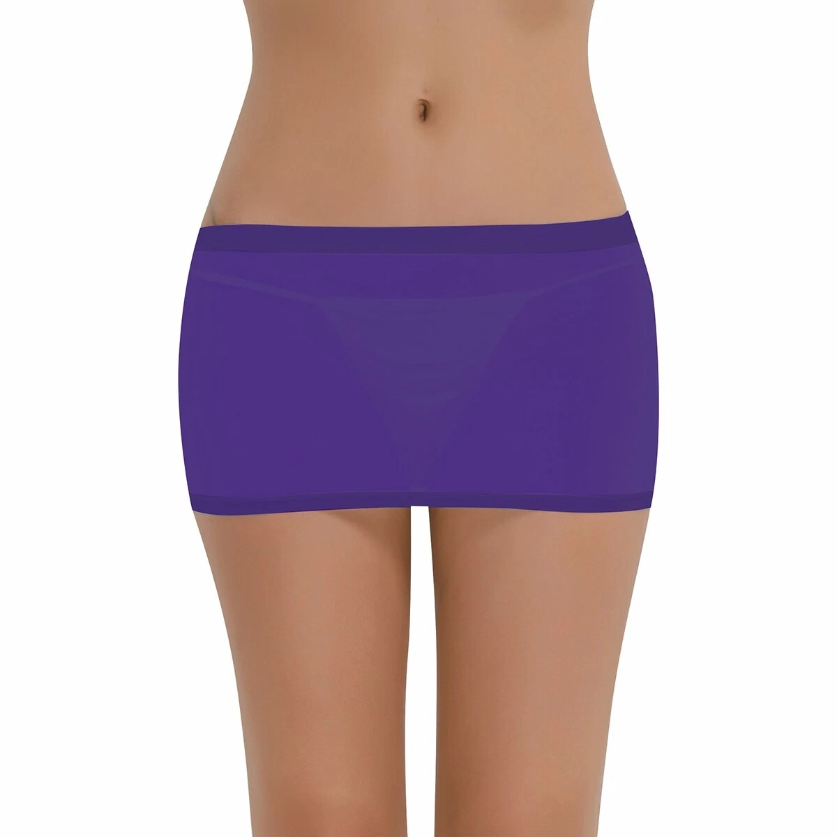 UK Sexy Women A Line Mini Skirt Bodycon Skort Ultra short Wrap