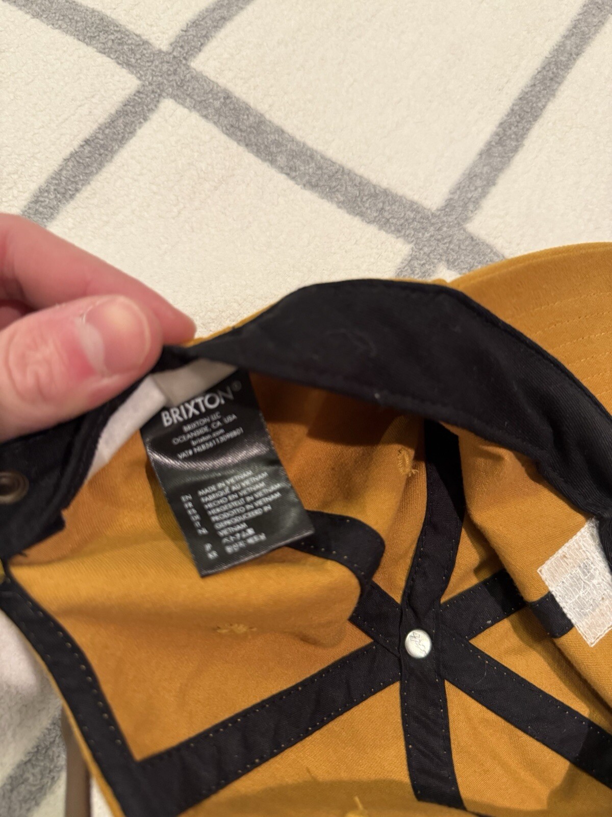 brxtn hat skating adjustable tan - image 4