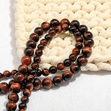 6mm Brown Tiger's Eye Round Beads DIY Jewelry Making