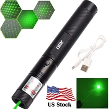9900miles Green Laser Pointer Pen Astronomy Visible Beam with built-in Battery