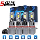 For Ford Explorer 2011-2015 LED Headlight High/Low 4 9005 HB3 Bulbs 10000K White