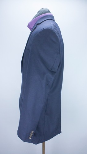 Lauren Ralph Lauren Mens Blazer Blue Navy Jacket 100% Wool Size 40L - Picture 18 of 20