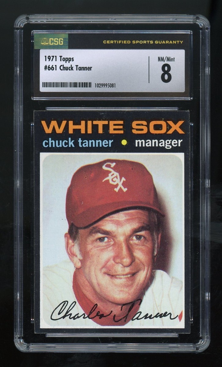 1971 Topps #661 Chuck Tanner CSG 8 NM/MINT #109995081 | eBay