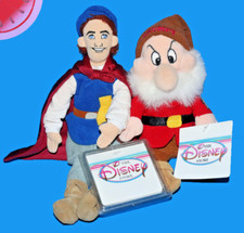 Lot SNOW WHITE Disney Store Mini Bean Bag w/Tags Plush GRUMPY and PRINCE