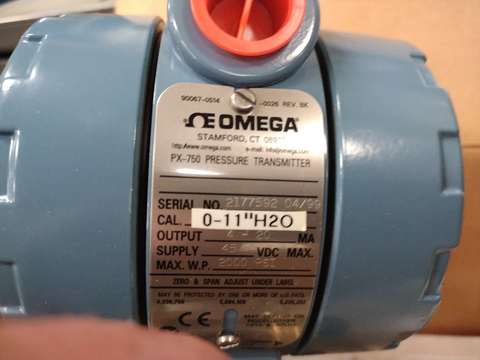 Omega PX750-06DI Pressure Transmitter PX750 Switch New open box. - Image 2 of 2