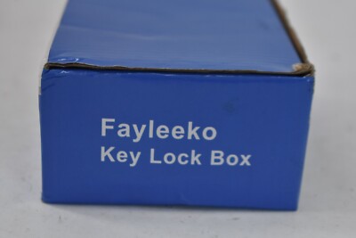 Fayleeko Key Lock Box Wall Mounted 4 Digit Combination Outside 5