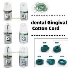 Dental Gingival Retraction Cords Knitted Cotton Gum Thread Line 000/00/0/1/2/3