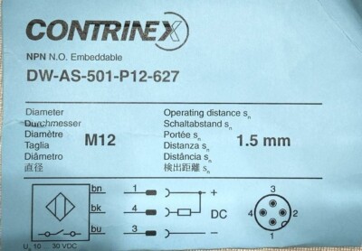 contrinex DW-AS-501-P12-627