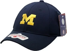 Michigan Wolverines Flex Fit Hat Tech Stretch 