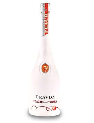 Wodka Polnischer Vodka Pravda - Vodka mit Pfirsichgeschmack 0,7l-Fl 37,5% Vol