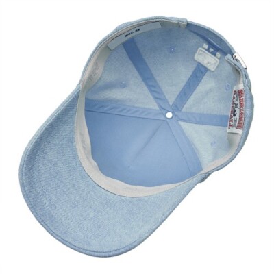 MLB Coopers embossed logo denim structure ball cap NY (L