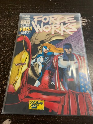 Force Works #1 - Jul 1994 - Direct Edition Foldout Cover - Minor Key - 7.5 (VF-)