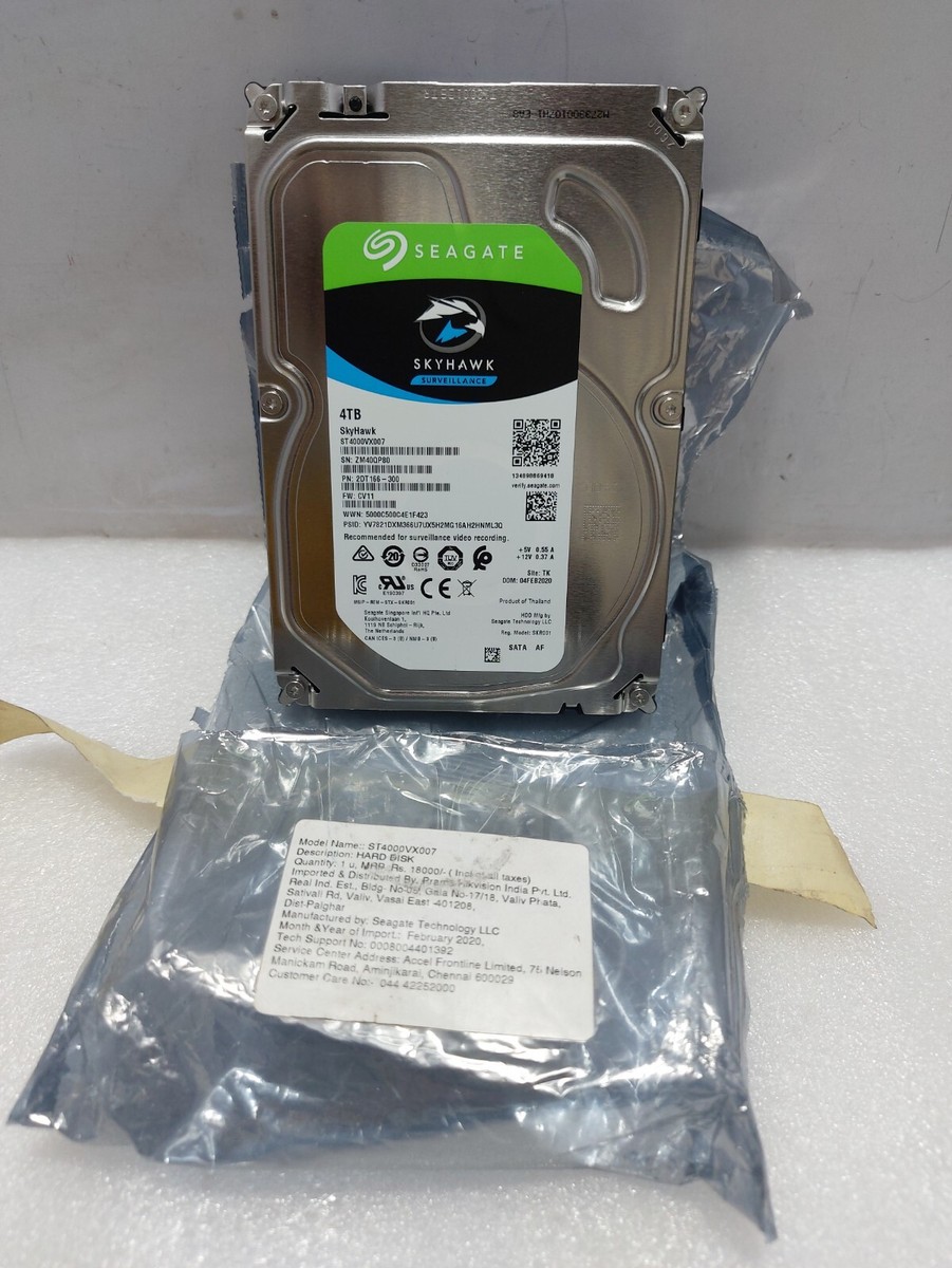 Seagate ST4000VX007 4TB SkyHawk Internal Hard Disk Drive | eBay