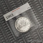 1963 Canada $1 Silver Dollar UNCIRCULATED Coin - Great Eye Appeal #coinsofcanada
