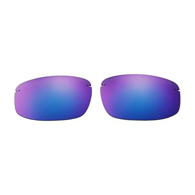 Verres De Remplacement Polarisés Walleva Bleu Glace - Pour Lunettes Maui Jim Ho'okipa