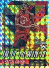 2019-20 Panini Mosaic PASCAL SIAKAM #18 IN IT TO WIN IT Silver Prizm INSERT SP