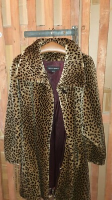Donny Brook Vintage Leopard Print Frauen Mantel in sehr guten Zustand