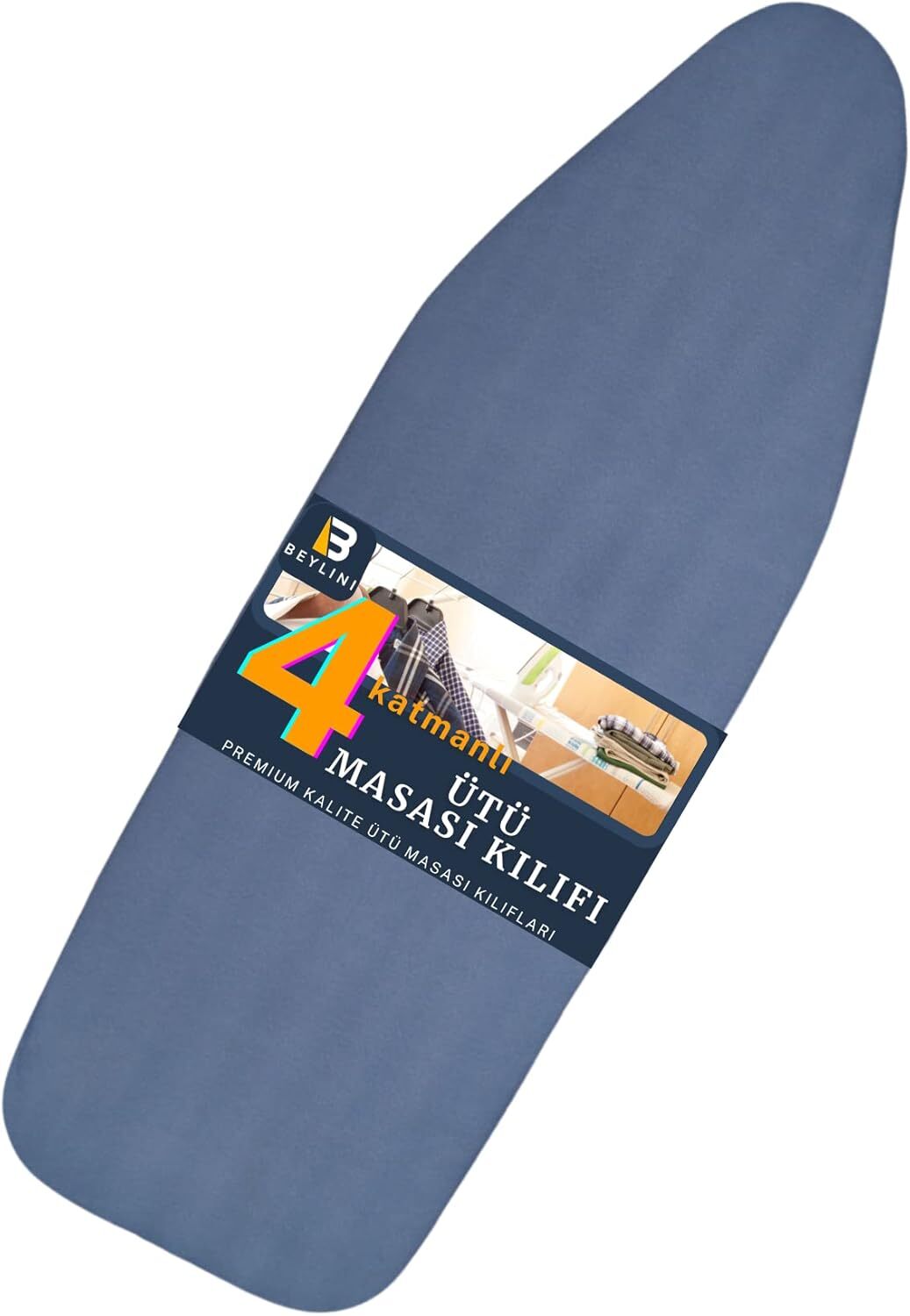 Ironing Board Cover And Pad Standard Size 18X49 Inch, Large Extra Wide, Ad-image
