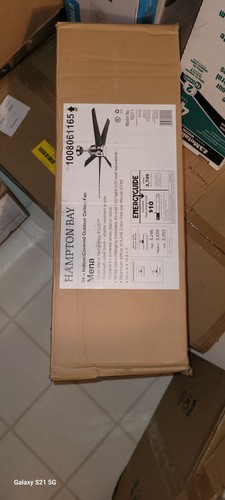 Home Decorators Collection Ester 54" LED Matte Black Ceiling Fan 52159 - Picture 4 of 4