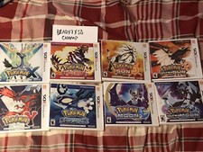 Nintendo 3DS POKEMON Ultra Moon  Sun  X  Y  Alpha Sapphire  Omega Ruby