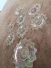Federal Glass Carnival Iridescent Lusterware Petal Candy Dish Serving Platter — photo 5