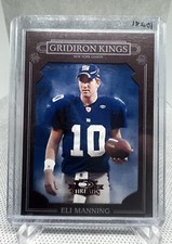 2007 Donruss Threads Eli Manning Pro Gridiron Kings Red #’d 027/100 Giants SSP