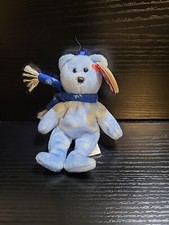 TY Jingle Beanie Baby - 1999 HOLIDAY TEDDY 5 inch - Ornament Stuffed Toy