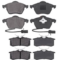 Set BeläGe Schuhe BremsbeläGe Vorne Und Hinten FüR Seat Exeo (3R2)