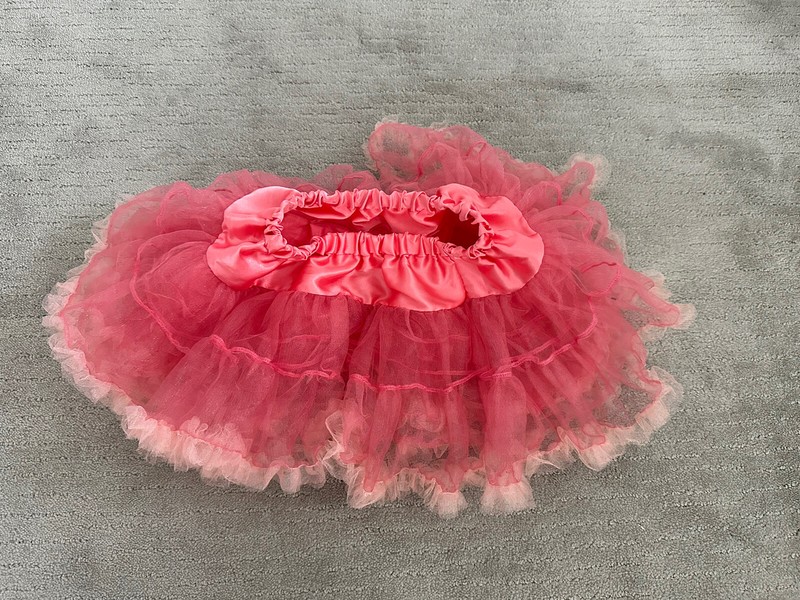 EUC Pink fancy Ruffle Super Fluffy Tutu Skirt  Girls 2-5T Birthday Dance Wedding