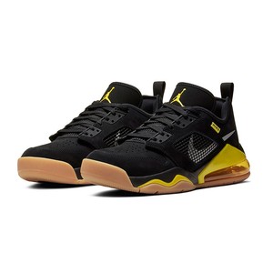 black yellow basketball shoes