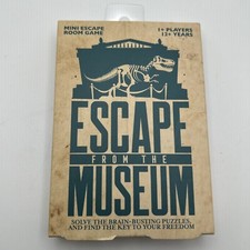 Escape From Museum Mini Escape Room Card Game Professor Puzzle