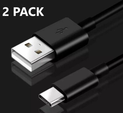 2x USB Type-C 6FT Cable for Coolpad Legacy/Coolpad Legacy S/Sonim XP5s/Sonim XP8