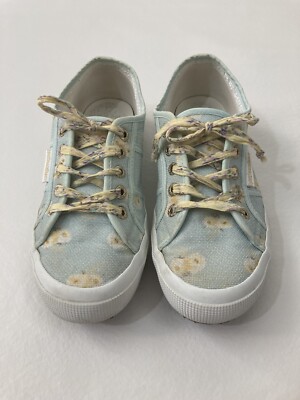 SUPERGA x LoveShackFancy Floral Blue Bird Sneaker