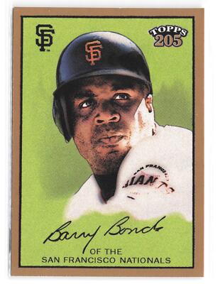 2003 Topps 205 #1b Barry Bonds With Helmet | eBay