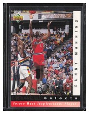 1992-93 Upper Deck Jerry West Selects #JW17 Danny Manning