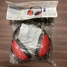 Howard Leight by Honeywell, QM24+ Quiet Muff, Ultra Lightweight muff, 25dB, Red