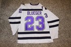 New ListingTeam Issue Minnesota State Mavericks Wcha Jersey Bauer Authentic 56 Blueger Auto