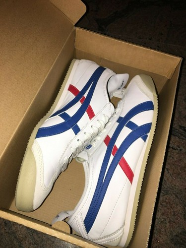 ASICS MEXICO 66 scarpe uomo colore bianco rosso e blu taglia 10 US 44 IT  nuove! | eBay
