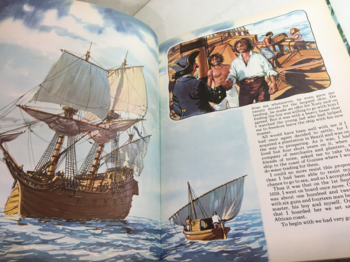 Robinson Crusoe. A Golden Book. 1975. HC. Illustrated By John Worsley - Picture 8 of 8