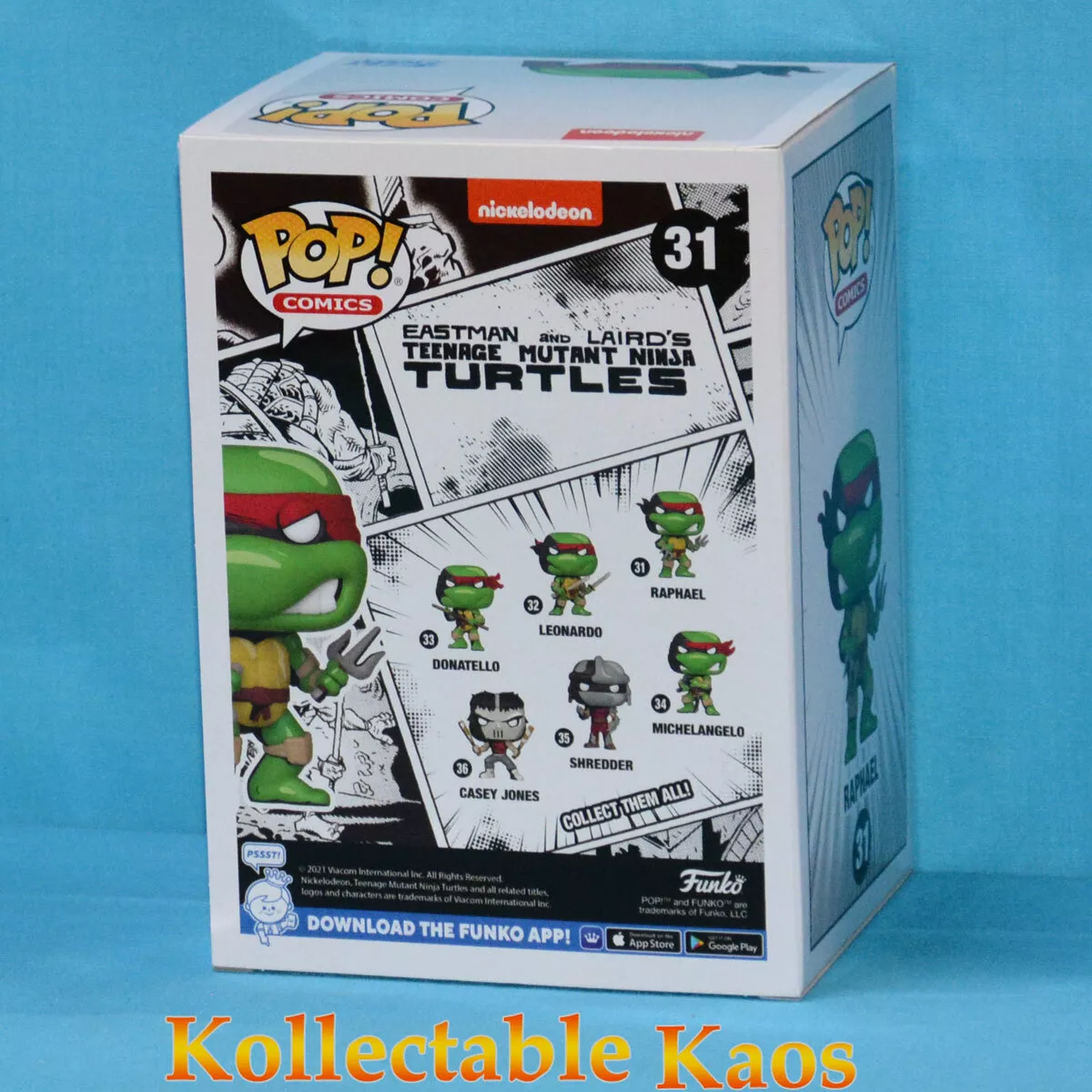 Funko Pop! Tartarugas Ninja Teenage Mutant Ninja Turtles Raphael 31 - Moça  do Pop - Funko Pop é aqui!