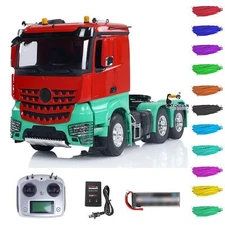 6x4 1/14 RTR Remote Control Tractor Truck 3-speed Gearbox RC Car Sounds Lights