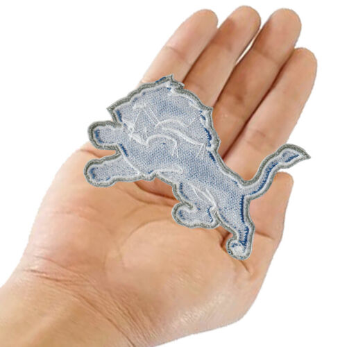 10 pezzi MI Detroit Lions Nation calcio logo cucito ricamato ferro su toppe - Foto 5 di 11
